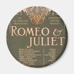 Romeo u. Juliet, "Liebler u. Co" Retro Theater Magnete