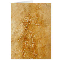 Römische Gladiator-Graffiti Grußkarten