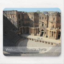 Römische Theater-Bühne Bosra, Syrien mauspads