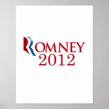 Romney 2012 - Glauben Sie an Amerika Plakatdruck