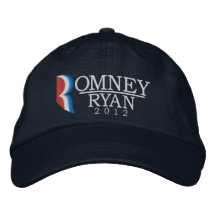 Romney/Buchstabe R Ryans 2012 stickten Hut Bestickte Kappen