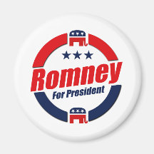 ROMNEY FÜR PRÄSIDENTEN (republikanisch) Kühlschrankmagnet