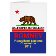 Romney KALIFORNIEN RNC Karte