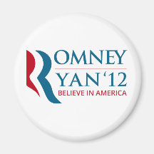 Romney/Ryan 2012 für US Präsidenten und VP Magnete