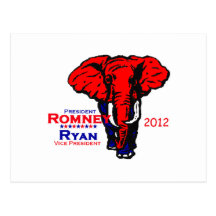 Romney Ryan Postkarten