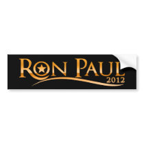 Ron Paul 2012 (golden) autoaufkleber