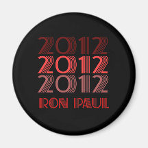 RON PAUL 2012 VINTAG MAGNETE