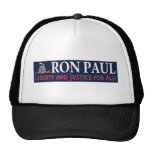 Ron Paul: Freiheit und Gerechtigkeit für ALLE kappen