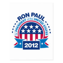 Ron Paul für Präsidenten 2012 postkarten