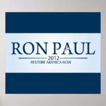 Ron Paul für Präsidenten Plakatdruck