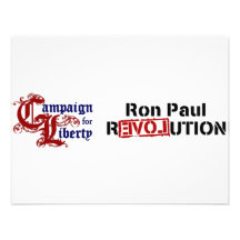 Ron Paul-Kampagne für Freiheits-Revolution Individuelle Ankündigungskarte