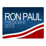 Ron Paul-Präsident 2012 postkarten