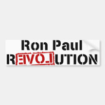 Ron Paul-Revolutions-Autoaufkleber