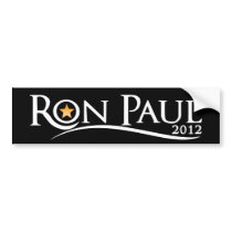 Ron Paulgoldstern 2012 autoaufkleber