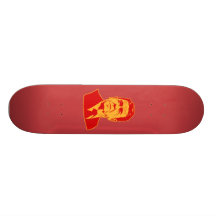 Ronald Reagan 1980 Retro Porträt Skateboard Brett