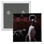 Röntgenstrahl-SkelettemitternachtsStroll Anstecknadelbutton