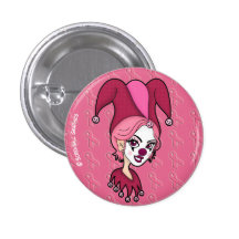 Rosa Band-Spaßvogel-Knopf (klein) Anstecknadelbuttons