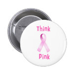 Rosa Band - Thnk Rosa Anstecknadelbutton