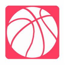 Rosa Basketball Foto Ausschnitt