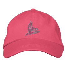 Rosa Blätter Bestickte Baseballcaps