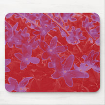 Rosa Blumen Mousepad
