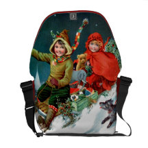 Rosa C. Petherick: Weihnachtseinkaufen Kuriertasche