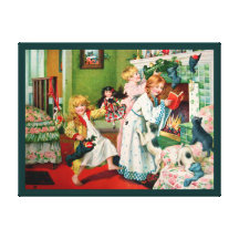Rosa C. Petherick: Weihnachtsmorgen Galerie Faltleinwand