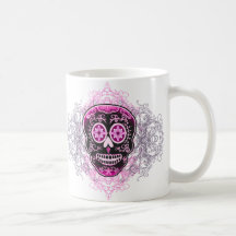 Rosa Calavera Becher Teetasse