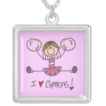 Rosa Cheerleader-Halskette halsketten