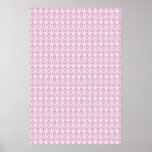 Rosa Diamanten Posterdruck
