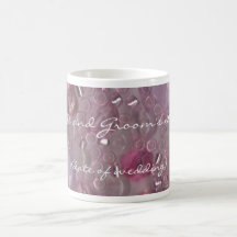 Rosa Edelsteine, die Becher Wedding sind Kaffeehaferl
