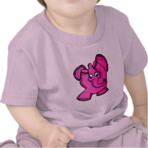 Rosa Elefant-Baby-T-Shirt
