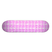 Rosa Elefant-SilhouetteSkateboard Personalisiertes Deck