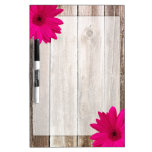 Rosa Gänseblümchen-rustikales Scheunen-Holz memoboards