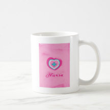 Rosa Herz u. Kreuz Krankenschwester Kaffee Tassen