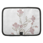Rosa japanisches Blumen Rickshaw-Folio Planer