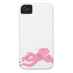 Rosa Krake Vintages kawaii Seezeichnen iPhone 4 Case-Mate Hüllen