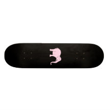Rosa lachender Elefant Individuelle Skatedecks