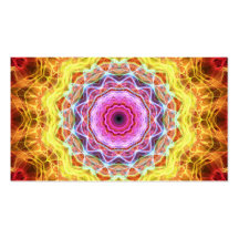 Rosa Leidenschafts-Kaleidoskop Visitenkarten Vorlage