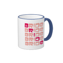 Rosa Linie Braut-Becher Kaffeetasse