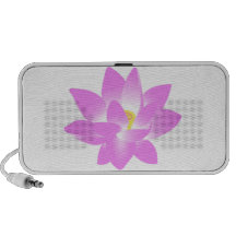 Rosa Lotos-Blume iPod Lautsprecher