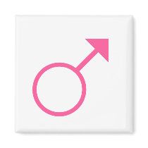 Rosa Mars-Magnet magnete
