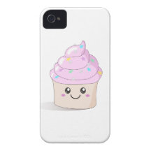 Rosa niedlicher kleiner Kuchen iPhone 4 Case-Mate Hüllen
