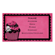 rosa punk_cupcake Visitenkarte