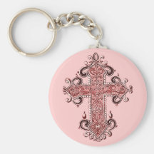 Rosa quere Vintage Kunst-Schlüsselkette Burgunders Schlüsselbänder