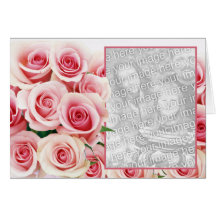 Rosa Rose Romance - Schablone Karten
