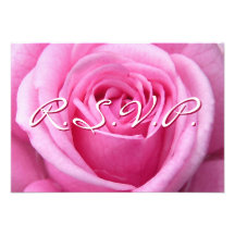 Rosa Rose UAWG personalisierte Rosen-Karten Individuelle Einladung