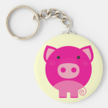 Rosa Schwein-T-Shirts und Geschenke Schlüsselbänder