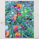 Rosa Speck- und Ei-Blumen Flyer Druck