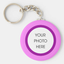 Rosa und lila Foto Keychain Schlüsselbänder